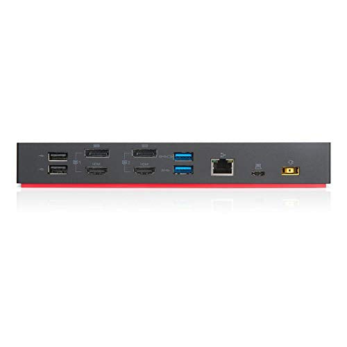 Lenovo 40AF0135UK ThinkPad Hybrid USB-C with USB-A Dock - Docking station - USB-C - GigE - 135 Watt - GB - for ThinkPad L480 L580 T480s X1 Yoga X280 - (Laptops > Laptop Docking Stations)