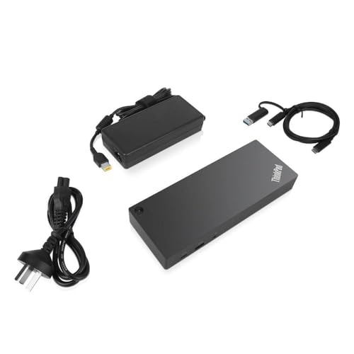 Lenovo 40AF0135UK ThinkPad Hybrid USB-C with USB-A Dock - Docking station - USB-C - GigE - 135 Watt - GB - for ThinkPad L480 L580 T480s X1 Yoga X280 - (Laptops > Laptop Docking Stations)