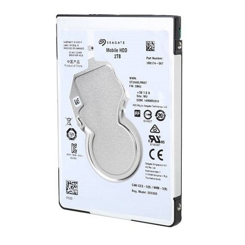 Seagate ST2000LM015 - Guardian Barracuda 2TB SATA 6GBs 2.5" 7mm Hard Drive
