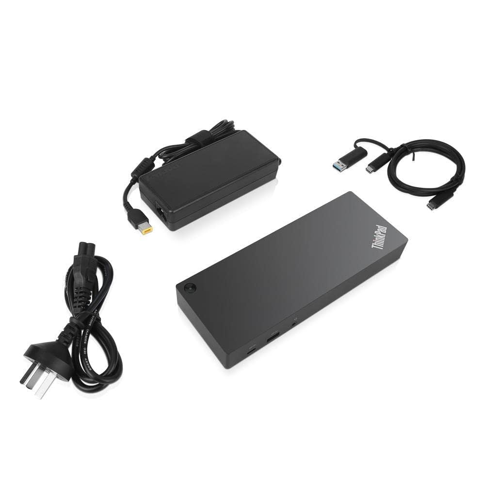 Lenovo 40AF0135UK ThinkPad Hybrid USB-C with USB-A Dock - Docking station - USB-C - GigE - 135 Watt - GB - for ThinkPad L480 L580 T480s X1 Yoga X280 - (Laptops > Laptop Docking Stations)