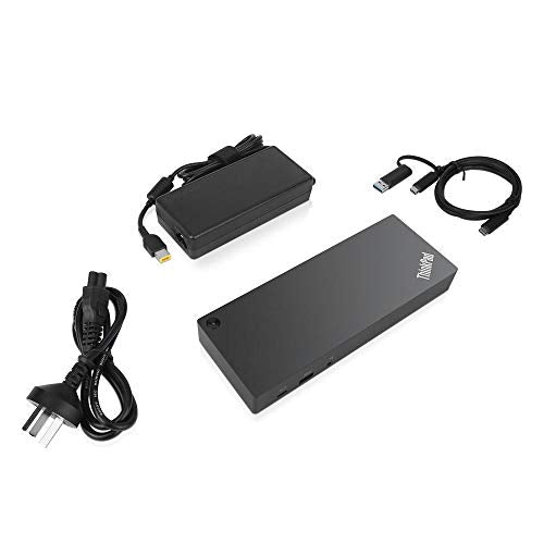 Lenovo 40AF0135UK ThinkPad Hybrid USB-C with USB-A Dock - Docking station - USB-C - GigE - 135 Watt - GB - for ThinkPad L480 L580 T480s X1 Yoga X280 - (Laptops > Laptop Docking Stations)
