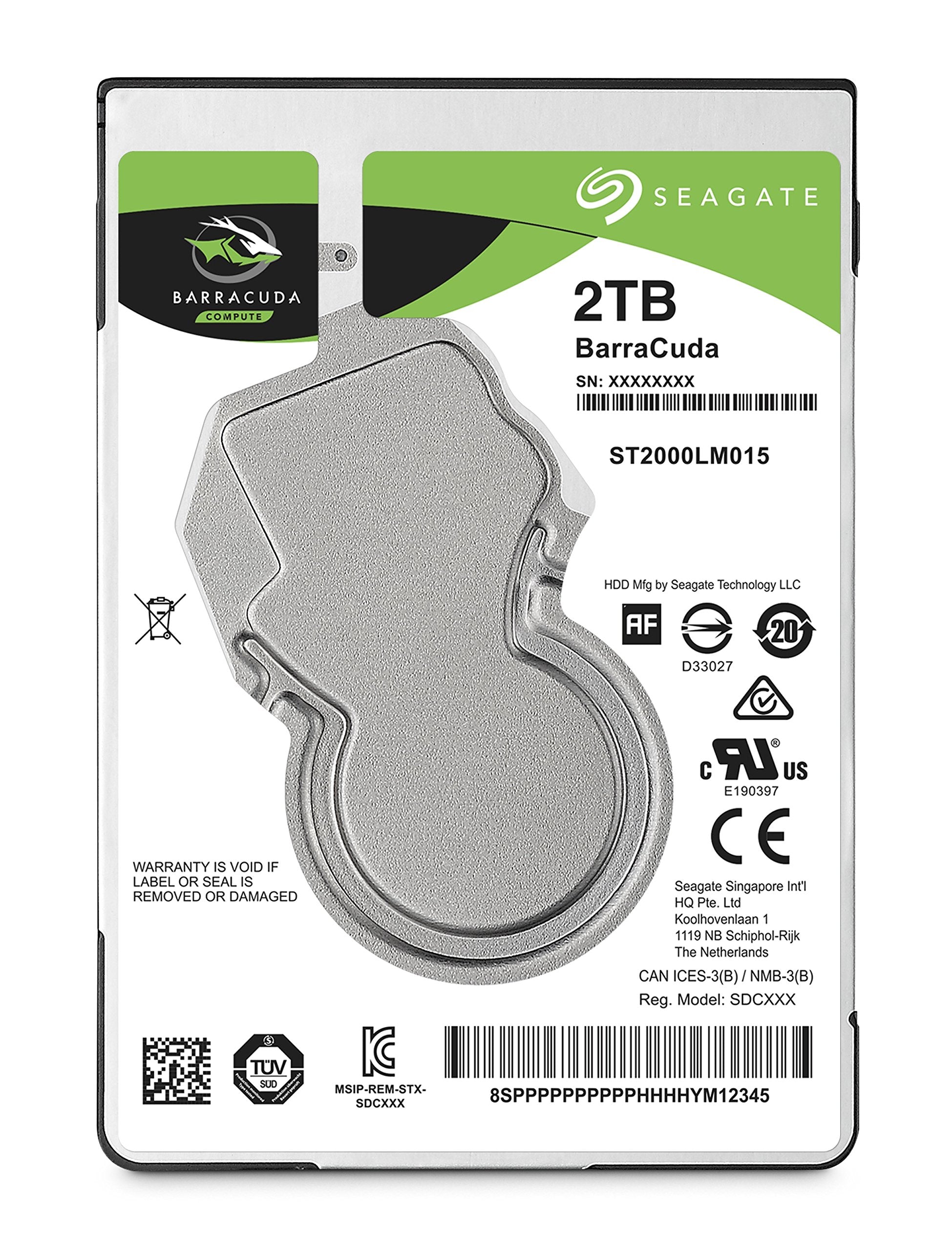 Seagate Barracuda 2TB 2.5" HDD SATA