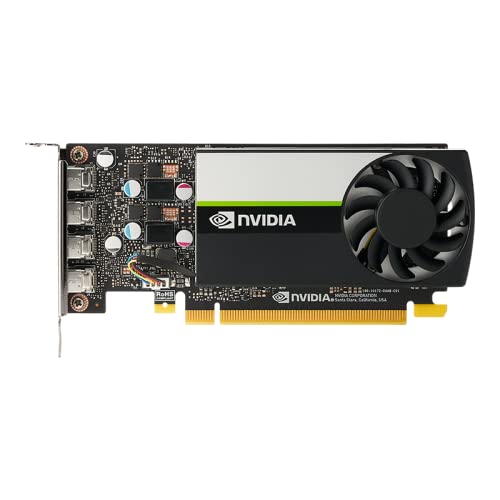 PNY NVIDIA T600 Graphic Card - 4 GB GDDR6 - Low-Profile - 128 bit Bus Width - PCI Express 3.0 x16 - Mini DisplayPort