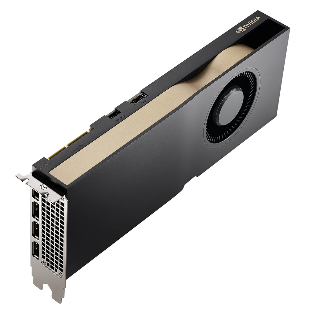 PNY NVIDIA RTX A5000 Professional Graphic Card 24GB GDDR6 PCI Express 4.0 x16, Dual Slot, 3x DisplayPort, 8K Support, Ultra-quiet active fan