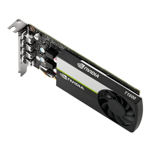 PNY Nvidia RTX A400 4GB GDDR6 Professional Graphics Card, VCNRTXA400-SB, Single Slot, Low Profile, 768 CUDA Cores, PCI Express 4.0, 4x Mini DisplayPort 1.4a, 50W - Plain Box