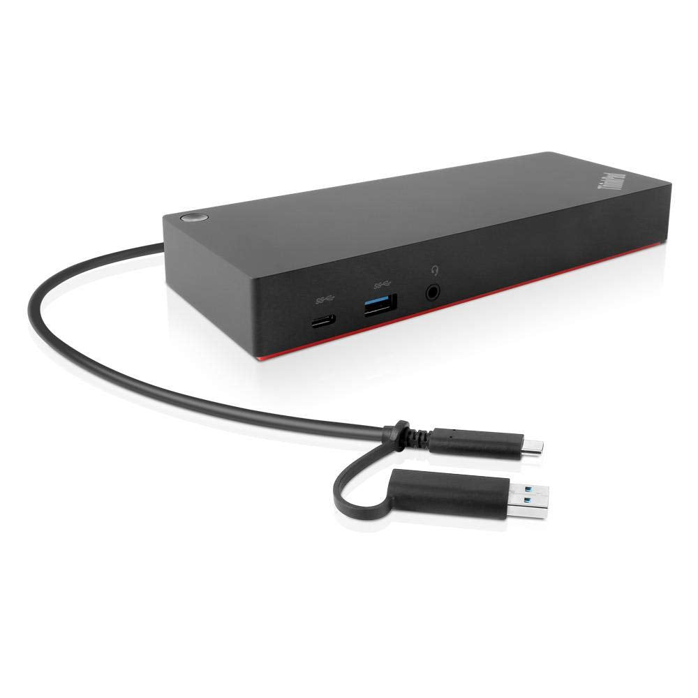 Lenovo 40AF0135UK ThinkPad Hybrid USB-C with USB-A Dock - Docking station - USB-C - GigE - 135 Watt - GB - for ThinkPad L480 L580 T480s X1 Yoga X280 - (Laptops > Laptop Docking Stations)