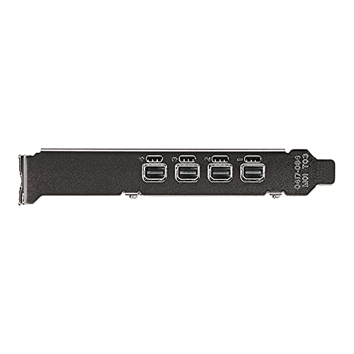 PNY NVIDIA T1000 4GB Professional Graphic Card 8GB GDDR6 PCI Express 3.0 x16, Single Slot, 4x Mini-DisplayPort, 8K Support, Ultra-quiet active fan (VCNT1000-8GB-PB)