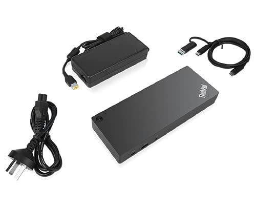 Lenovo 40AF0135UK ThinkPad Hybrid USB-C with USB-A Dock - Docking station - USB-C - GigE - 135 Watt - GB - for ThinkPad L480 L580 T480s X1 Yoga X280 - (Laptops > Laptop Docking Stations)