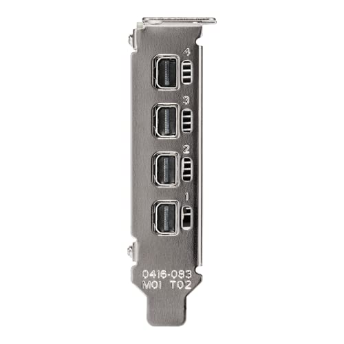 PNY NVIDIA T600 Graphic Card - 4 GB GDDR6 - Low-Profile - 128 bit Bus Width - PCI Express 3.0 x16 - Mini DisplayPort