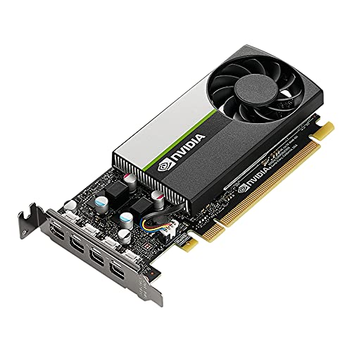 PNY NVIDIA T1000 4GB Professional Graphic Card 8GB GDDR6 PCI Express 3.0 x16, Single Slot, 4x Mini-DisplayPort, 8K Support, Ultra-quiet active fan (VCNT1000-8GB-PB)
