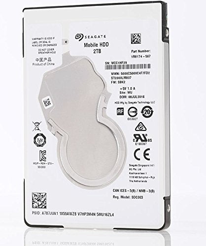 Seagate ST2000LM015 - Guardian Barracuda 2TB SATA 6GBs 2.5" 7mm Hard Drive